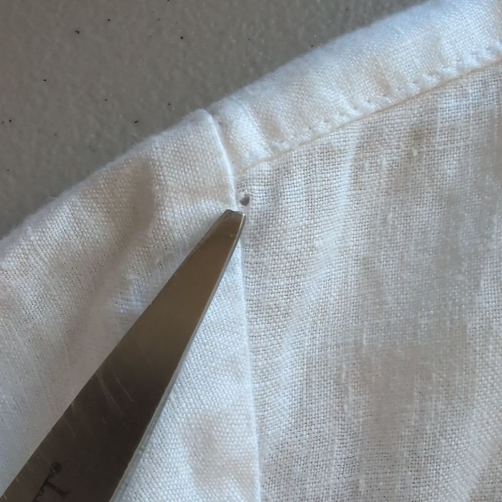 Pure Jill J. Jill White Linen Open Front Jacket size Small hood lagenlook beach - Picture 6 of 8